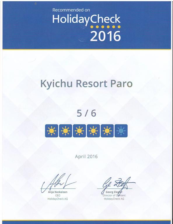 Kichu Resorts Paro Eksteriør bilde